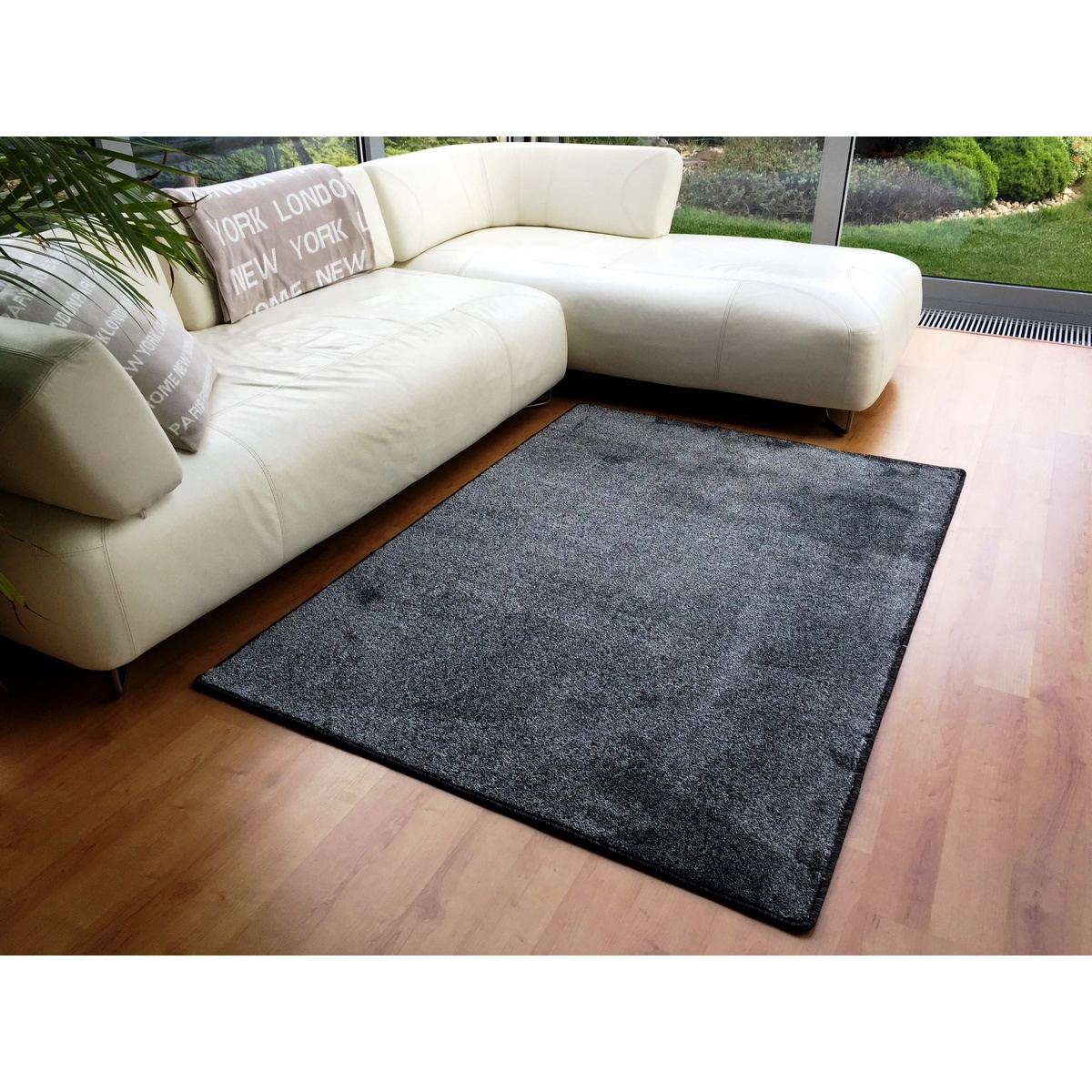 Vopi Kusový koberec Apollo soft antracit, 80 x 150 cm