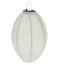 Tekstylny lampion z solarną diodą LED, biały, 35 x25 cm