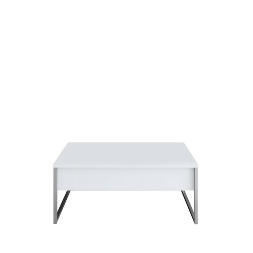 Măsuță de cafea Luxe White and Silver