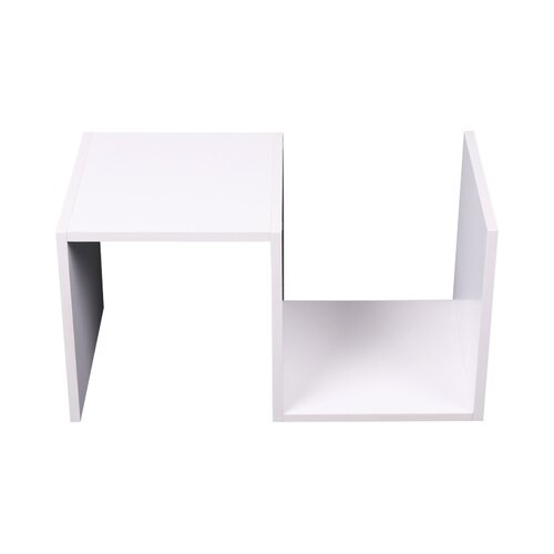 Příruční stolek Valmar, bílá