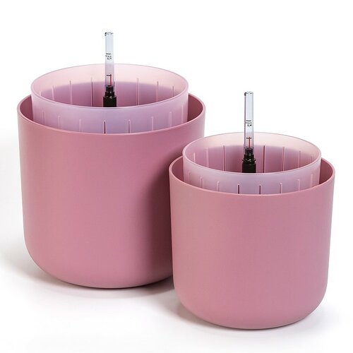 Plastia Samozavlažovací květináč Tolita Air růžová, pr. 19 cm