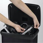 Curver Koš za smeti Rectangular 50 l, črn