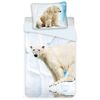 Jerry Fabrics Dziecięca pościel bawełniana Polar Bear, 140 x 200 cm, 70 x 90 cm