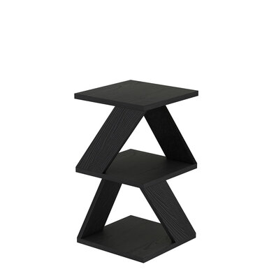 Odkládací stolek Albeni Black Wooden