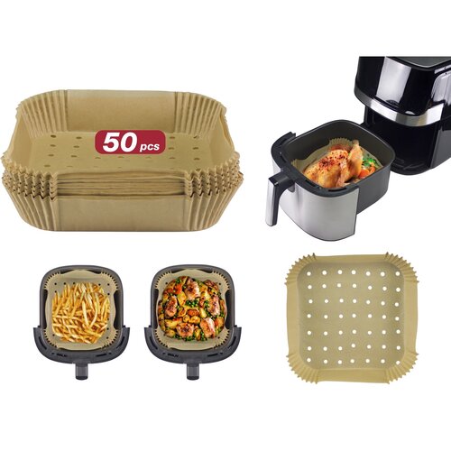 Beper C103ACC003 forme de hârtie pentru friteuzecu aer cald, 50 buc