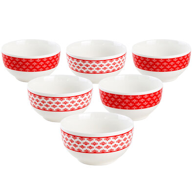Paolo Roncci Vas ceramic Paolo 530 ml, set 6 buc.