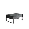 Konferenční stolek Luxe Anthracite and Silver