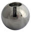 StarDeco Svícen koule stříbrná, 10 cm