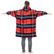 4Home Sweatshirt in Lammfelloptik Mikroplüsch Würfel, unisex L - Herren