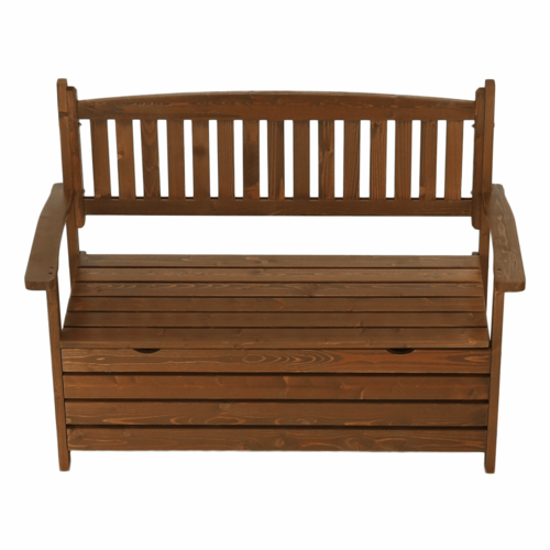 Gartenbank, braun, 123,5 cm, DILKA