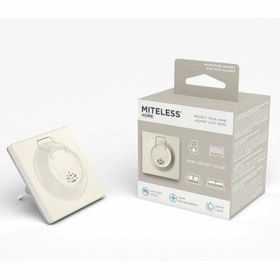 MITELESS® Home Ultradźwiękowy odstraszacz roztoczy do użytku domowego, beżowy