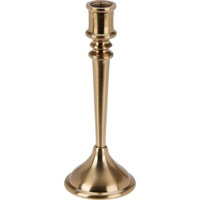 Sfeșnic decorativ 8x8x22 cm, culoare auriu