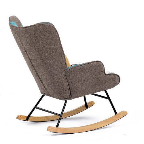 Hojdacie kreslo PW2, patchwork