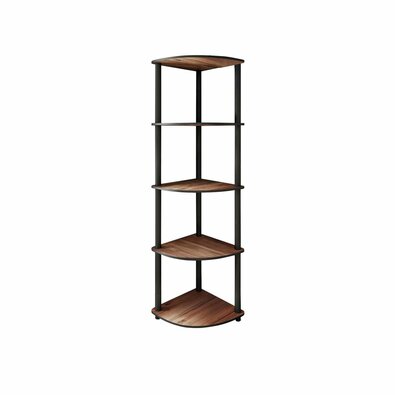 Regál Corner Walnut, 5 polic