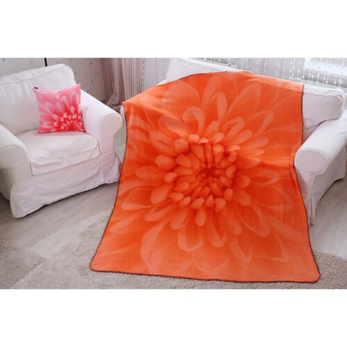 Pătură Domarex Harmony, portocaliu, 150 x 200 cm