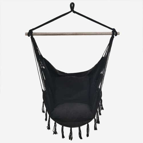 ISwing visežoči visežoči fotelj Boho, antracit ,98 x 120 x 112 cm