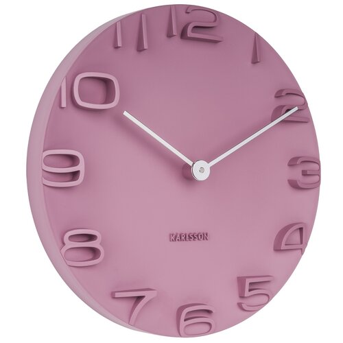 Karlsson 5311PI Designové nástenné hodiny, 42 cm