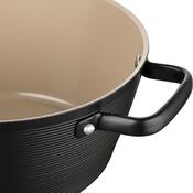 Florina Hliníkový hrnec Carina Black 3,3 l, 24 cm