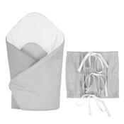 Păturică de înfășat copii Bellatex Bones gri , 75x 75 cm