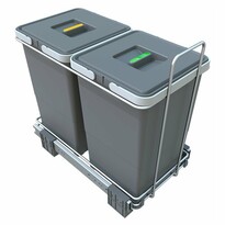 Elletipi ECOFIL beépíthető hulladékgyűjtő,12 + 12 l