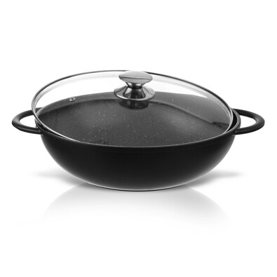 Orion Сковорода Wok Grande зі скляною кришкою, діаметр 32 см