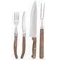 Orion Steak Set - Messer, zweizinkige Gabel, Gabel, Schneidebrett, 15 Teile