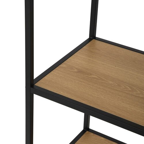 Kovový regál LOFTY GRID Grand Oak 185 x 135 cm