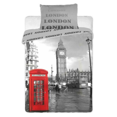 Bavlnené obliečky Londýn 2016, 140 x 200 cm, 70 x 90 cm