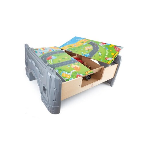 Hape Stolik do zabawy z kolejką 70 elem.