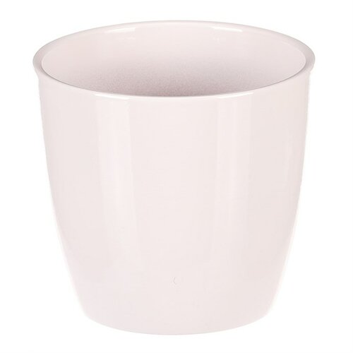 Keramický obal na květiny Terakota, pr. 12 cm, bílá