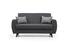 Kanapa Alkon Dark Grey