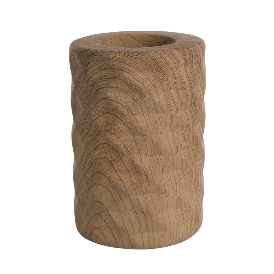 Altom Svícen porcelánový Wood, 8 x 11 cm