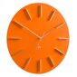 Future Time FT2010OR Round orange Designové nástenné hodiny, pr. 40 cm