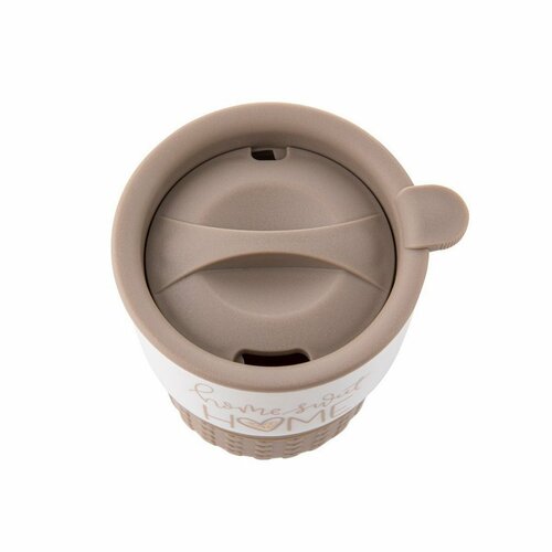 Florina Thermobecher aus Keramik mit Deckel Molly 380 ml