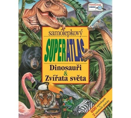 Samolepkový superatlas, vícebarevná