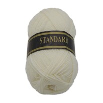 Garn STANDARD naturweiß, 50 g / 150 m