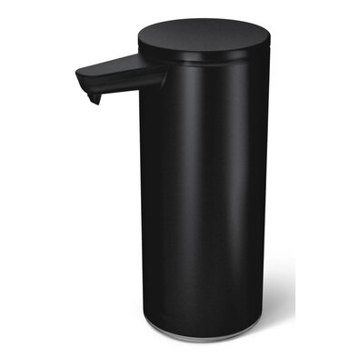 Simplehuman érintésmentes szappanadagoló 266 ml,újratölthető, matt fekete acél