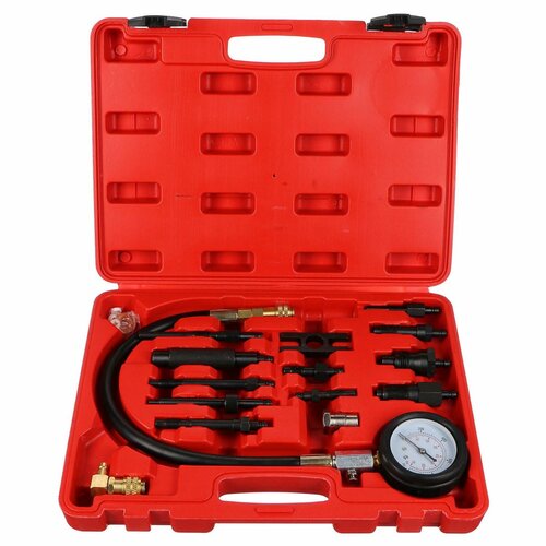 Sixtol Súprava na testovanie kompresie naftových motorov MECHANIC ENGINE TESTER 23, 0-70 bar, 23 ks