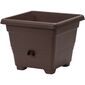 Plastia Bergamot Горщик для квітів з автополивом 40 x 40 см коричневий
