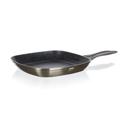 Сковорода для стейків Banquet з антипригарнимпокриттям Metallic Platinum, 28 × 28 см