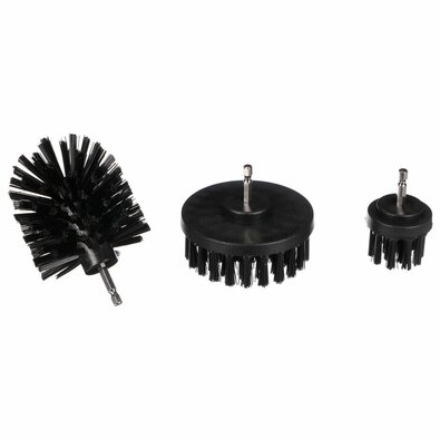Sixtol Zestaw szczotek do wiertarki do czyszczeniasamochodu CAR DETAILING DRILL BRUSH 3 HARD, 3 szt.