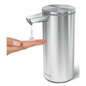 Simplehuman Bezdotykowy dozownik mydła i płynu dezynfekującego 414 ml, stal nierdzewna