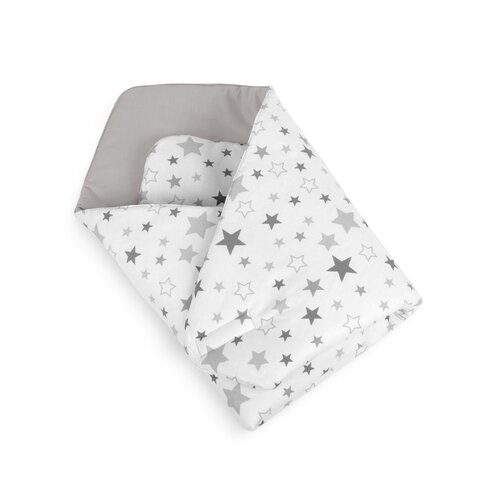 Bellatex Csillagok gyerek pólya szürke, 75 x 75 cm