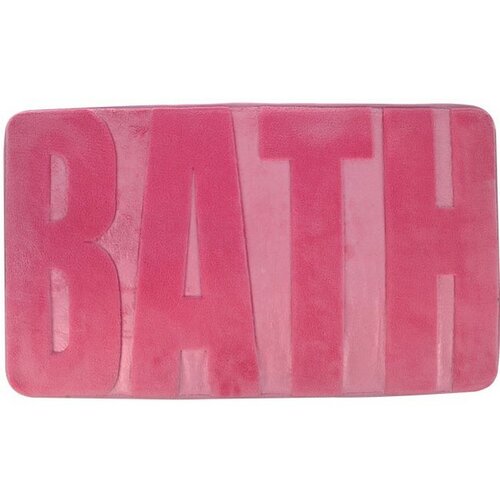 Koupelnová předložka Bath tmavě růžová, 45 x 75 cm