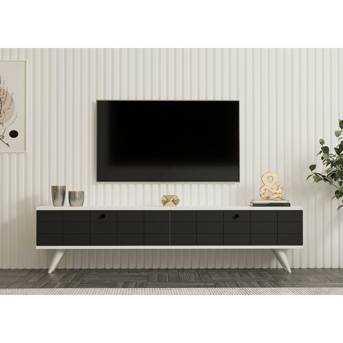 Măsuță TV Alberi White and Anthracite