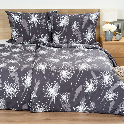 Lenjerie de pat din bumbac 4Home Midnight Dandelions , 140 x 200 cm, 70 x 90 cm