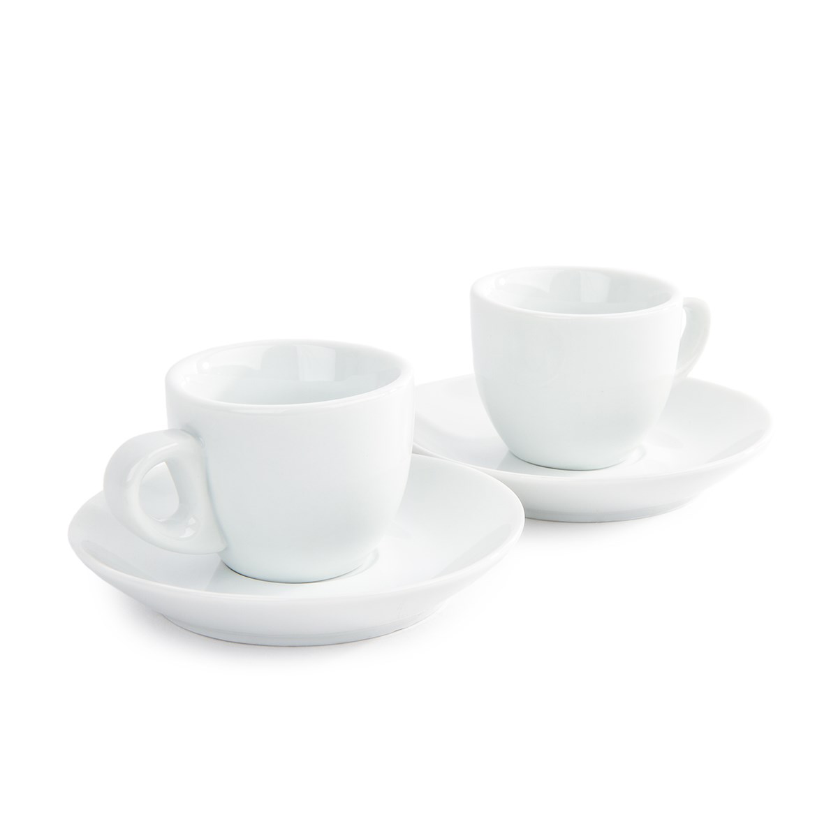 Domestic sada 2 šálok a 2 podšálok na Espresso, 80 ml