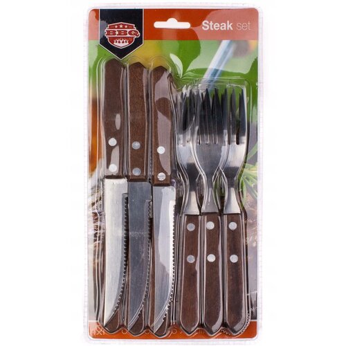 Happy Green 12-dielna sada steakových príborov