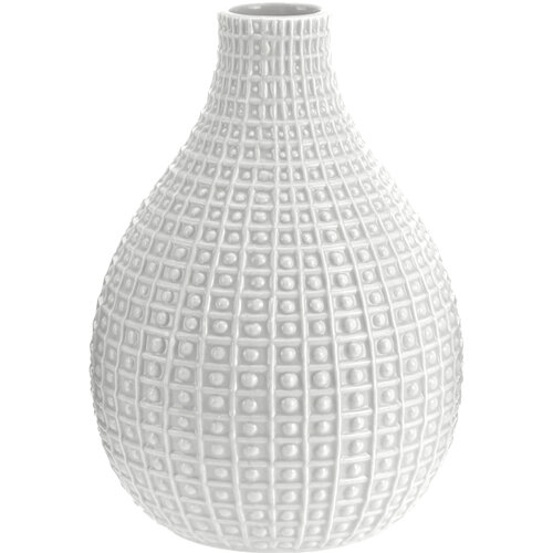Vază ceramică Pompei, gri, 28 cm