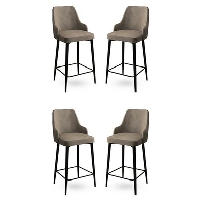 Set de scaune de bar Enox Cappuccino, 4 buc.